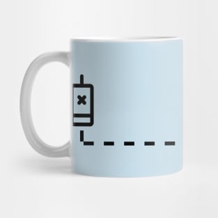 Geocache track Mug